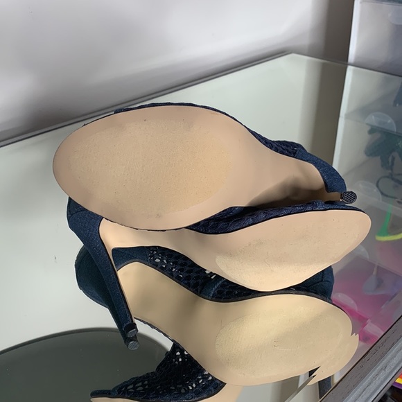 Shoedazzle Jean netted heels. Brand new. Never worn. Size 8 - Picture 7 of 8
